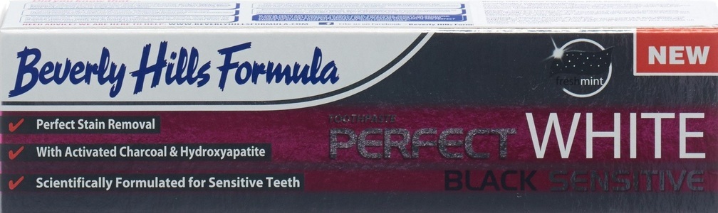 Beverly Hills, Beverly Hills Formula Perfect White Black Sensitive (100 ml), Beverly Hills Formula Perfect White Black Sensitive (100 ml)