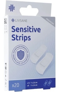 LIVSANE, LIVSANE Premium Sensitive Pflaster Strips (20 Stück), Livsane Premium Sensitive Pflaster Strips (20 Stk)