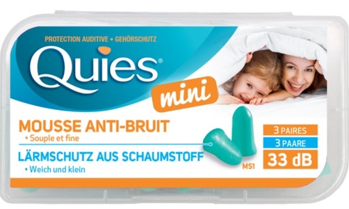 Quies, Quies Lärmschutz aus Schaumstoff MINI (6 Stück), Quies Lärmschutz aus Schaumstoff Mini (6 Stk)