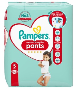 Pampers, Pampers Premium Protection Pants Gr5 12-17kg Junior Sparpack (29 Stück), Pampers Premium Protection Pants