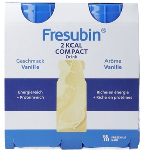 Fresubin, Fresubin 2 kcal Compact DRINK Vanille (4x125 ml), FRESUBIN 2 kcal Compact DRINK Vanille (4x125ml)