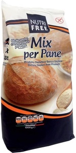 NUTRIFREE, NUTRIFREE Mehlmischung für Brot glutenfrei (1000g), NUTRIFREE Mehlmischung für Brot glutenfrei (1000g)