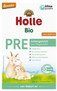 Holle, Holle Bio-Anfangsmilch PRE aus Ziegenmilch (400 g), Holle Bio-Anfangsmilch PRE aus Ziegenmilch (400g)