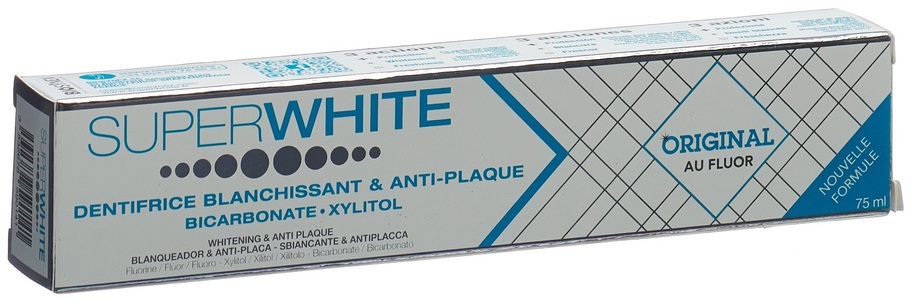 BIOSYNEX, SUPERWHITE ORIGINAL Zahnpasta, SUPERWHITE Zahnpasta Original (75ml)