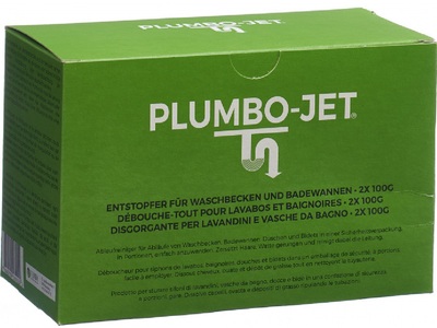 Plumbo Jet, Plumbo Jet Ablaufreiniger (2x100 g), Plumbo Jet Ablaufreiniger