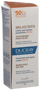Ducray, DUCRAY MELASCREEN Anti-Pigmentflecken Creme SPF50+ (50 ml), Ducray Melascreen UV Schützende Anti-Flecken Creme SPF 50+