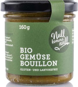 Nullkommanull, Nullkommanull Gemüsebouillon (160 g), Nullkommanull Bio Gemüse Bouillon (160g)