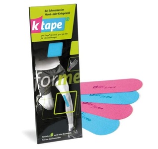 K-Tape, K-Tape for me Hand/nie für zwei Anwendungen 4 Stück (1 Stück), 