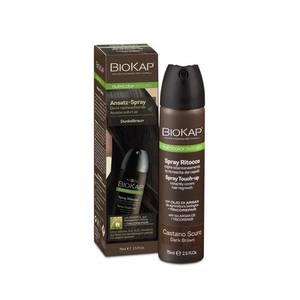 BIOKAP, BIOKAP Nutricolor Delicato Ansatzspray dunkelbraun (75 ml), BIOKAP Nutricolor Delicato Touch-Up dunkelbraun (75 ml)