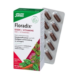 Salus, Salus Eisen + Vitamine Kaps (neu) (40 Stück), Floradix Eisen + Vitamine Kapseln (40 Stk)