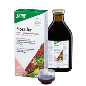Salus, Salus VEGAN Eisen + Vitamine (neu) (500 ml), Salus Floradix VEGAN Eisen + Vitamine