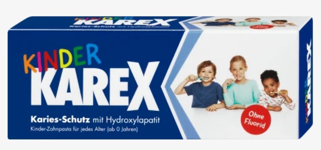 Dr. Kurt Wolff GmbH & Co. KG, Dr. Kurt Wolff GmbH & Co. KG Karex Kinder Zahnpasta, Karex Kinder Zahnpasta Tube 50 ml
