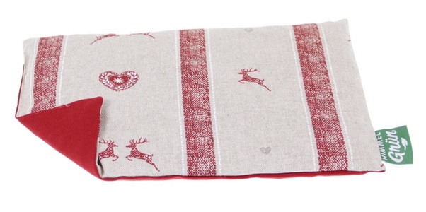 Himmelgrün, Himmelgrün Kirschkernkissen 30x20cm Herz/Hirsch (1 Stück), Himmelgrün Kirschkernkissen 30x20cm Herz/Hirsch