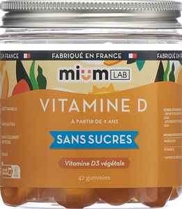 MiumLab, MiumLab Gummies Vitamin D (42 Stück), miumLAB Gummies Vitamin D (42 Stk)
