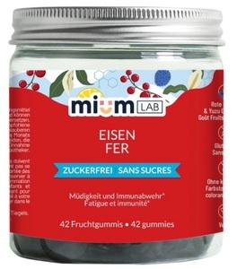 MiumLab, miumLAB Gummies Eisen (24 Stk), miumLAB Gummies Eisen (42 Stk)