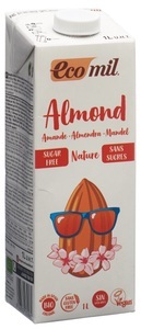 Ecomil, ECOMIL Mandelmilch Drink ohne Zucker Bio (1lt), ECOMIL Mandelmilch Drink ohne Zucker Bio (1lt)