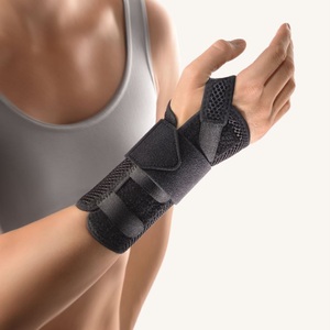 bort, bort Handgelenk kurz L li schwarz (1 Stück), Bort ManuStabil Handgelenkbandage kurz, links, Gr. L, schwarz