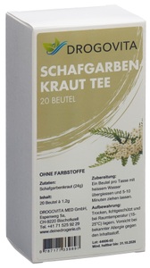 Drogovita, Drogovita Schafgarben Tee (20 Beutel), Drogovita Schafgarben Tee (20 Beutel)