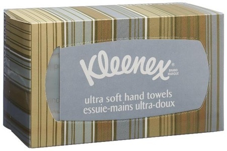 Kleenex, Handtücher-Box KLEENEX® Ultra Soft, Kleenex Ultra Handtücher 1-lagig Soft weiss (70 Stk)