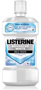 Listerine, Mundspülung Advanced White Mild Damen 500 ml, LISTERINE Advanced White Mild (500ml)