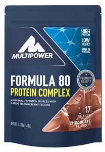 Multipower, Multipower Formula 80 Protein Complex, Schokolade, Pulver, Formula 80 Protein Complex - 510g - Chocolate