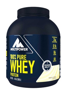 Multipower, Multipower 100% Pure Whey Protein French Vanilla Dose (2000 g), 100% Pure Whey Protein - 2000g - Frech Vanilla