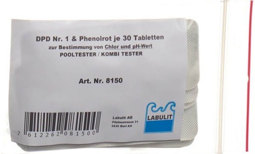 Labulit, Labulit Pool Tester refill (30 chlor+30 PH) (60 Stück), LABULIT Pooltester DPD Nr.1 & Phenolrot (2x30 Stk)