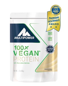 Multipower, Multipower 100 % Vegan Protein, Vanille, Pulver, Vegan Protein - 450g - Vanille