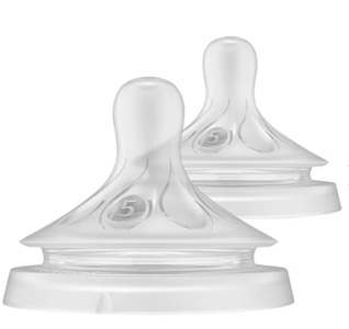 PHILIPS AVENT, PHILIPS AVENT Trinksauger Natural Response 6m+ Stufe 5, Philips Avent Natural Response Sauger, Grösse 5, 6M+ (2 Stk)
