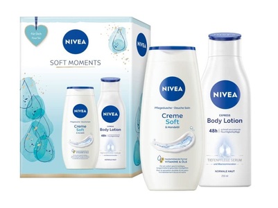Nivea, Nivea Geschenkset Soft Moments (2-teilig), Nivea Geschenkset Soft Moments (2-teilig)
