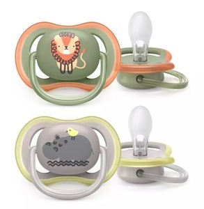 Bomedys NV, Philips Avent Ultra Air SCF085/17 Schnuller 6-18 Monate, Avent Ultra air schnuller 6 monat(e) , Scf085/17 , Grau, Grün , Kunststoff , 10.8x12.6x5 cm , 009225002003