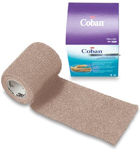 3m, 3M Coban Elastische Binde, selbsthaftend, 7.5cmx4.5m, ohne latex (24 Stk), 3M Coban Klebestreifen 7,5 cm x 4.5 m Chair