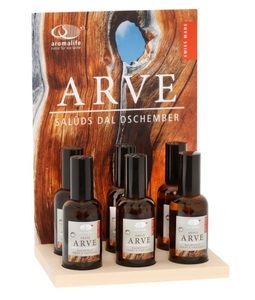 Aromalife, aromalife ARVE Display Raumspray 24 x 100ml (1 Stück), Aromalife Arve Raumspray (24x100ml)