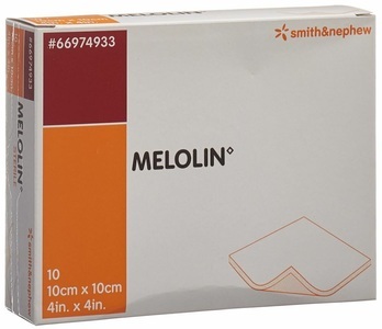 MELOLIN, MELOLIN Wundkompressen 10x10cm steril (10 Stück), MELOLIN Wundkompressen, 10x10cm, steril (10 Stk)
