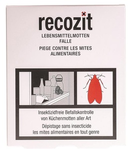 recozit, recozit Lebensmittelmotten Streifen (4 Stück), recozit Lebensmittelmotten Streifen (4 Stk)