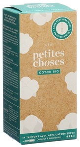 Les petites choses, Les petites choses Bio-Tampon super, mit Applikator (14 Stk), Les petites choses Bio-Tampon super, mit Applikator (14 Stk)