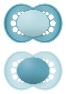 MAM, MAM Original Nuggi 16-36M, blau und blau (2 Stk), MAM Original Nuggi 16-36M, blau und blau (2 Stk)