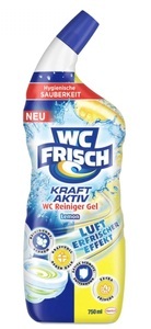WC Frisch, WC-FRISCH Kraft Aktiv WC-Reiniger Gel Lemon (750ml), WC Frisch WC-Reiniger