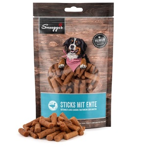 QUALIDOG, QUALIDOG Enten Stick 160g, Snuggis Sticks mit Ente für Hunde (160g)