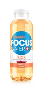 Focus Water, FOCUS WATER kick Pfirsich/Apfel (500ml), FOCUS WATER kick Pfirsich/Apfel (500ml)