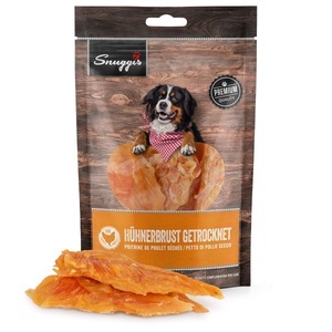 QUALIDOG, QUALIDOG Hühnerbrust getrocknet 80g, Snuggis Hühnerbrust getrocknet für Hunde (80g) - kurzes Ablaufdatum