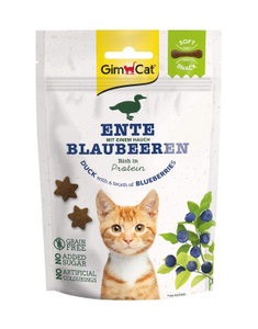 GimCat, GimCat Katzensnack Soft Snacks Ente mit Blaubeeren 60g, Gim Cat Soft Ente mit Blaubeeren (60g)