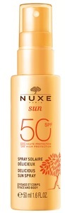 Nuxe, Lsf50 Sonniges Duftspray Hoher Schutz Damen 50ml, NUXE SUN SPF50 Spray Solaire délicieux Visage & Corps HP (50ml)