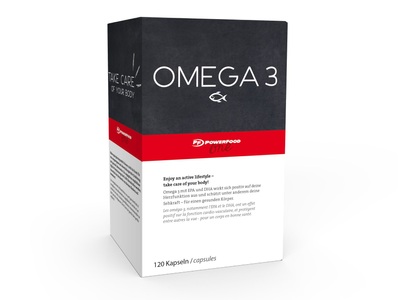 PowerFood One, PowerFood One Omega 3 Nahrungsergänzung, PowerFood One Omega 3 Kapseln (120 Stk)