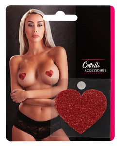 undefined, Nippelsticker Herz, Cottelli ACCESSOIRES Nippelsticker Herzform (1 Paar)