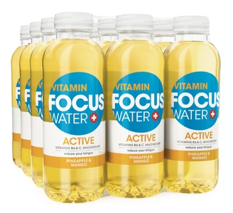 Focus Water, FOCUS WATER active Ananas/Mango (12x50cl), FOCUS WATER active Ananas/Mango (12x50cl)