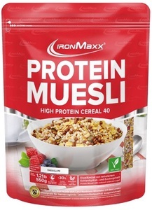 Ironmaxx, ironMaxx Protein Müsli - Erdbeere, IronMaxx Protein Müesli Erdbeere (550g)