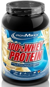Ironmaxx, Ironmaxx 100 % Whey Protein, 900g Dose, IronMaxx 100% Whey Protein Weisse Schokolade (900g)