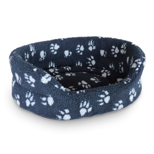 Freezack, Freezack Hundebett Sherpa Paw XL blau 101x89x24cm, Freezack Hundebett Sherpa Paw XL blau 101x89x24cm