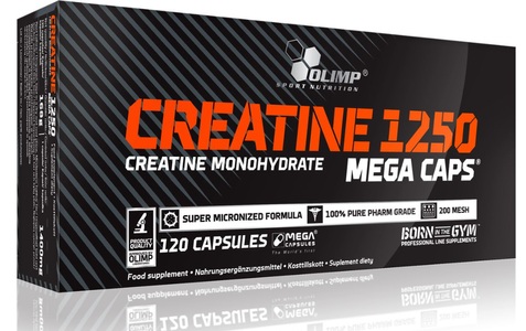 Olimp, Creatine Mega Caps 1250 (120 Kapseln), Olimp Creatine Monohydrate Mega Caps (120 Stk)